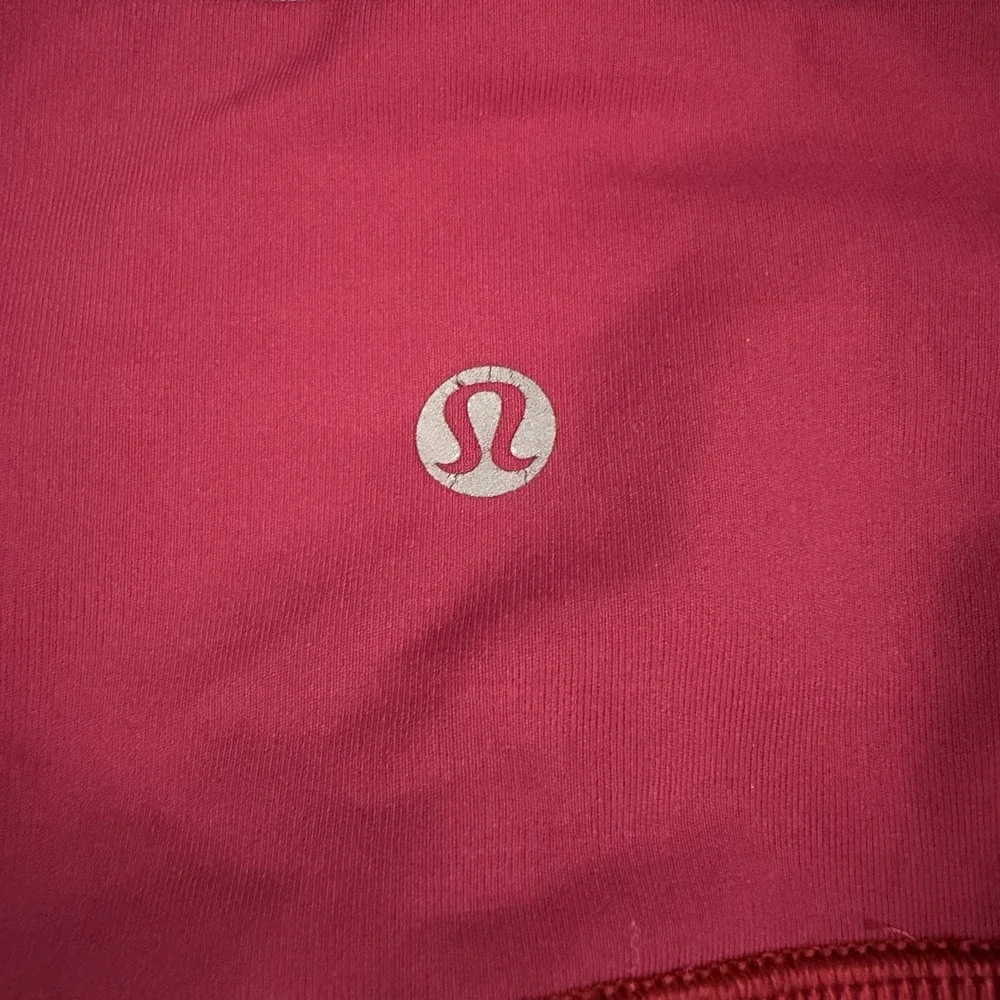 Lululemon Leggings Womens 2 Red Crop 23